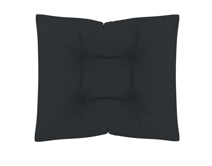 Sonata Палетни възглавници за диван, 2 бр, антрацит, текстил
