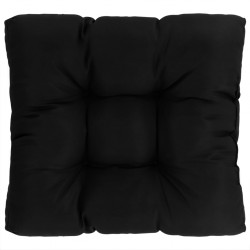 Sonata Градинска възглавница за сядане, черна, 50x50x10 см, текстил - Модулни дивани