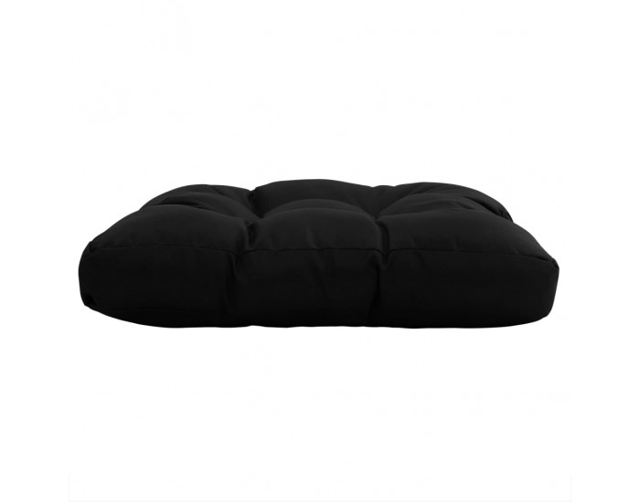 Sonata Градинска възглавница за сядане, черна, 50x50x10 см, текстил