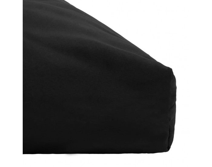 Sonata Градинска възглавница за сядане, черна, 120x80x10 см, текстил