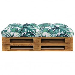 Sonata Градинска възглавница за сядане, зелена, 120x80x10 см, текстил - Модулни дивани