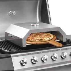 Sonata Пица фурна с керамична плоча за барбекю на газ/въглища - за Камини, Комини и Печки на дърва
