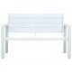 Sonata Градинска пейка, 120 cм, HDPE, бяла, имитация на дърво Sonata Градинска пейка, 120 cм, HDPE, бяла, имитация на дърво