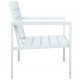 Sonata Градинска пейка, 120 cм, HDPE, бяла, имитация на дърво Sonata Градинска пейка, 120 cм, HDPE, бяла, имитация на дърво