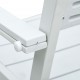 Sonata Градински столове, 4 бр, бели, HDPE, имитация на дърво Sonata Градински столове, 4 бр, бели, HDPE, имитация на дърво