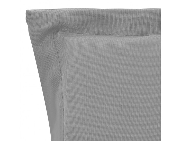 Sonata Възглавници за градински столове, 2 бр, сиви, 100x50x3 см