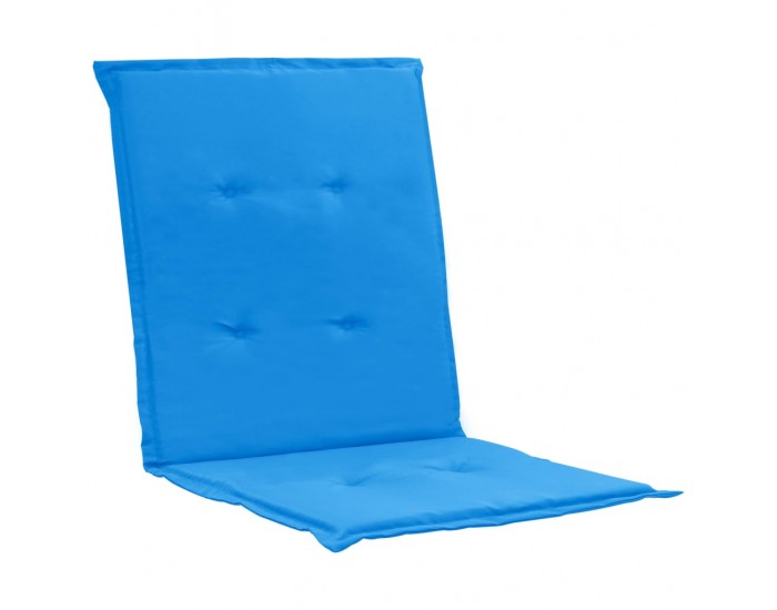 Sonata Възглавници за градински столове, 2 бр, сини, 100x50x3 см