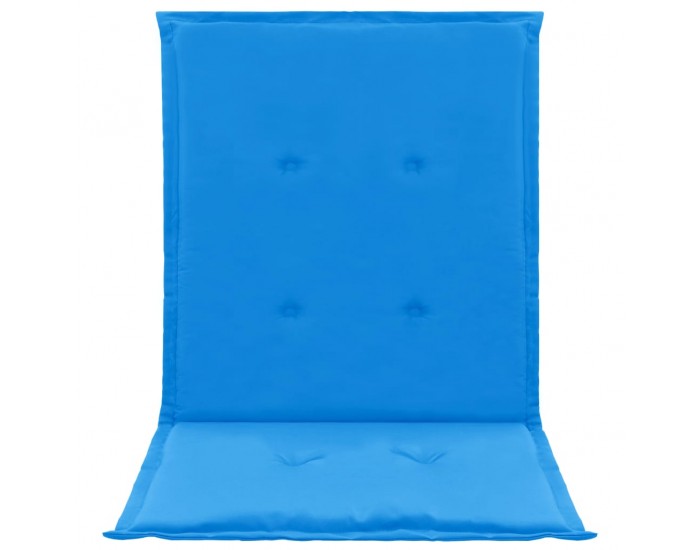 Sonata Възглавници за градински столове, 2 бр, сини, 100x50x3 см