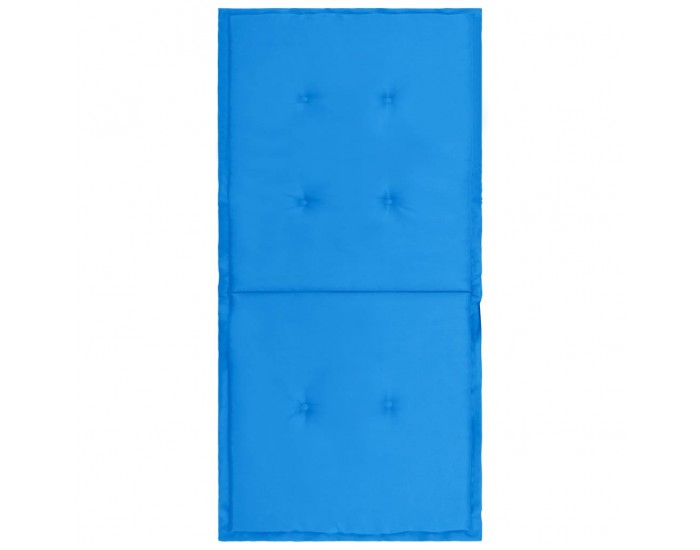 Sonata Възглавници за градински столове, 2 бр, сини, 100x50x3 см