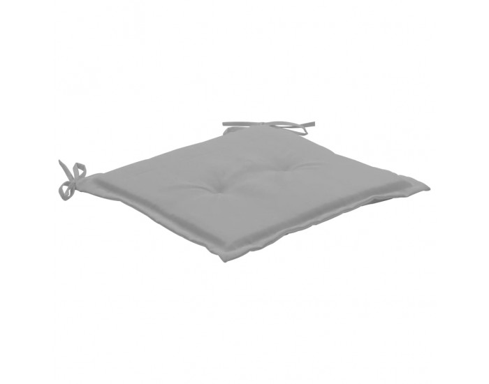 Sonata Възглавници за градински столове, 4 бр, сиви, 40x40x3 см