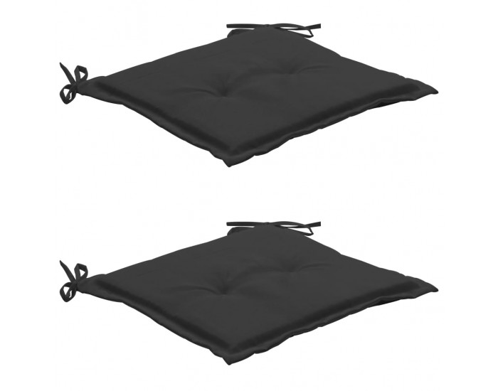 Sonata Възглавници за градински столове, 2 бр, антрацит, 50x50x3 см