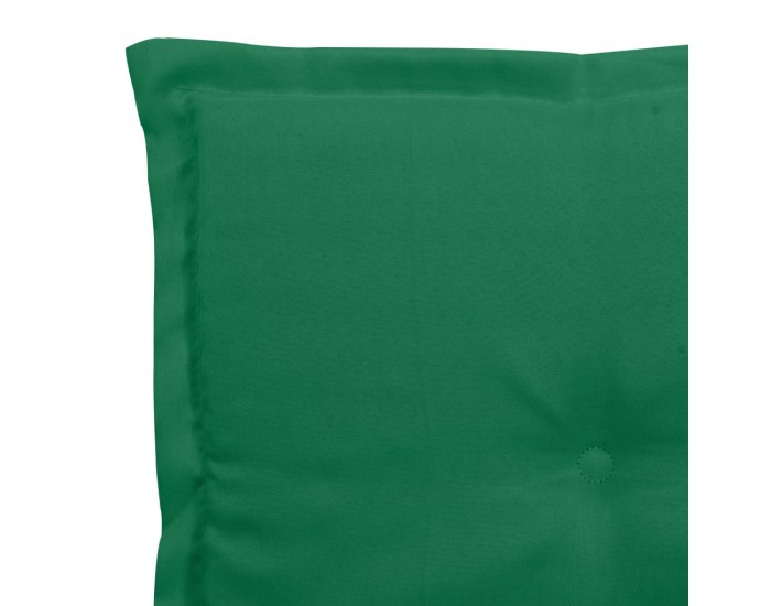 Sonata Възглавница за градинска пейка, зелена, 200x50x3 см