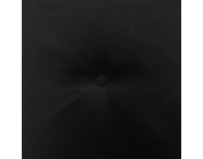 Sonata Възглавница за градинска пейка, черна, 200x50x3 см