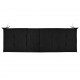 Sonata Възглавница за градинска пейка, черна, 150x50х3 см