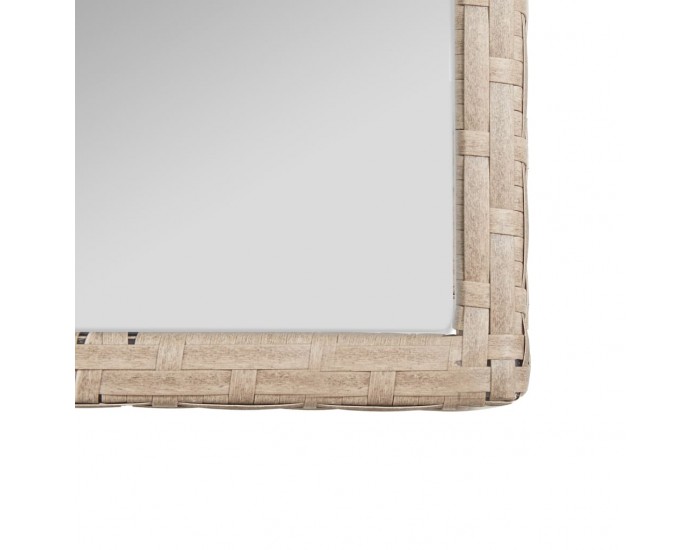 Sonata Градински комплект с възглавница, 4 части, бежов полиратан