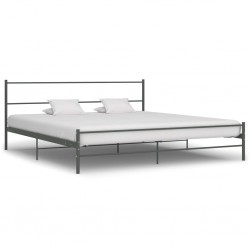 Sonata Рамка за легло, сива, метал, 200x200 cм - Легла