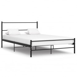 Sonata Рамка за легло, черна, метал, 120x200 cм - Спалня