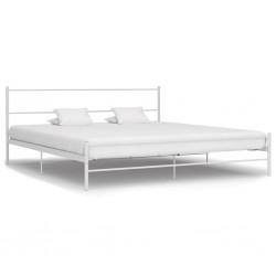 Sonata Рамка за легло, бяла, метал, 200x200 cм - Спалня