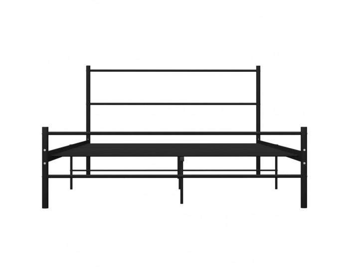 Sonata Рамка за легло, черна, метал, 140x200 cм