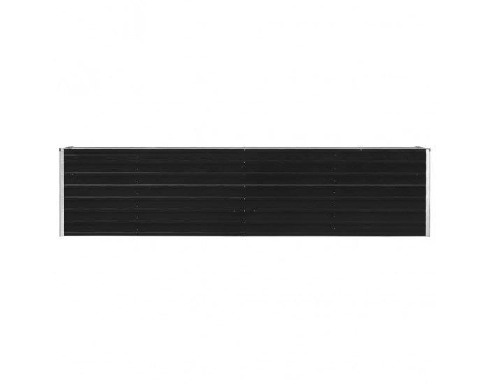 Sonata Повдигната леха, 320x40x77 см, поцинкована стомана, антрацит