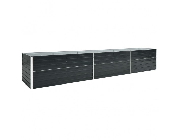 Sonata Градинска висока леха поцинкована стомана 480x80x45 см антрацит