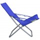 Sonata Сгъваеми плажни столове, 2 бр, текстил, сини