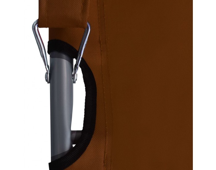 Sonata Сгъваеми плажни столове, 2 бр, текстил, кафяви