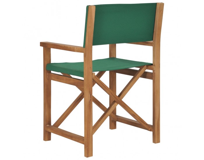 Sonata Режисьорски стол, тиково дърво масив, зелен