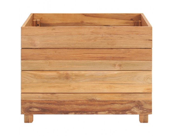 Sonata Повдигната леха, 50x40x38 см, рециклиран тик и стомана