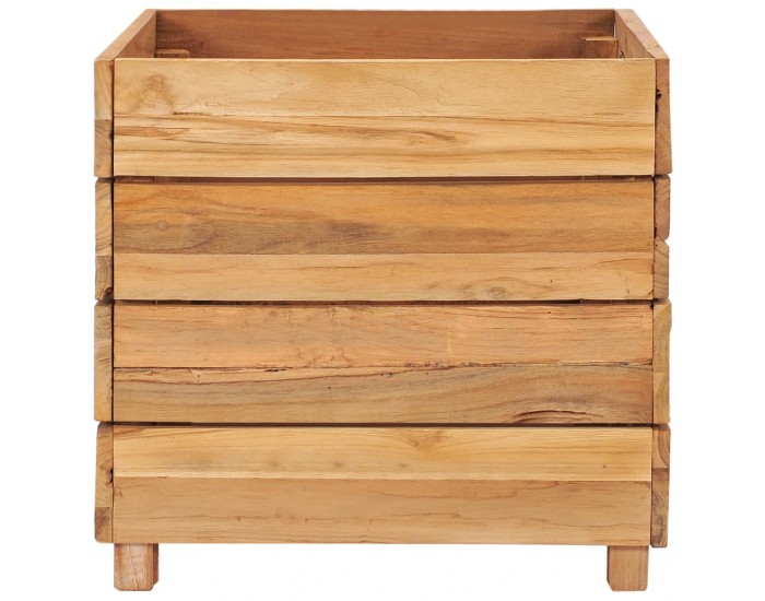 Sonata Повдигната леха, 50x40x38 см, рециклиран тик и стомана