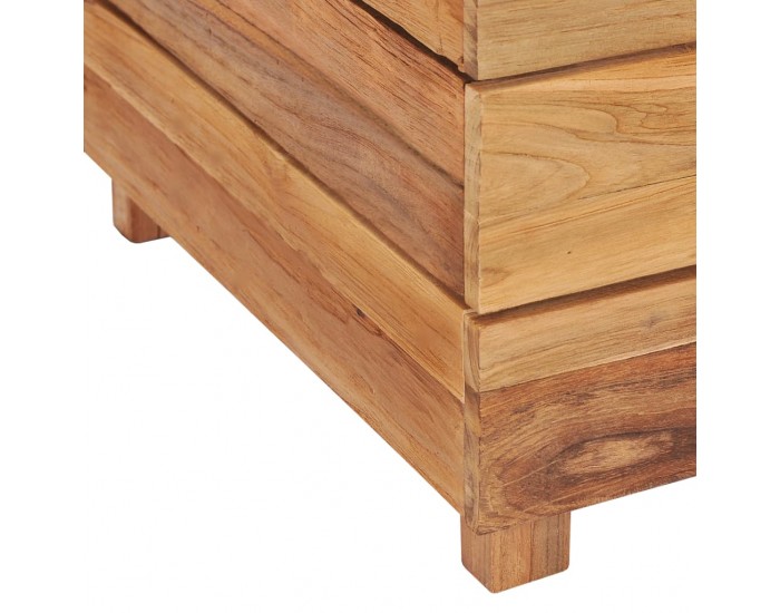 Sonata Повдигната леха, 50x40x38 см, рециклиран тик и стомана