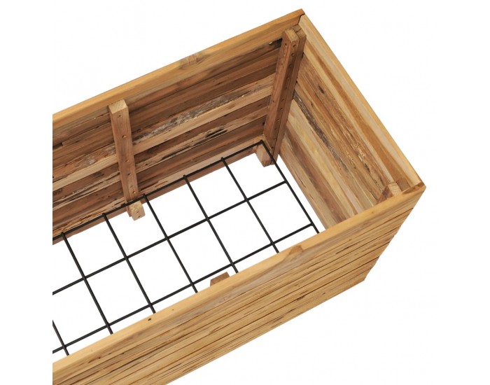 Sonata Повдигната леха, 150x40x55 см, рециклиран тик и стомана