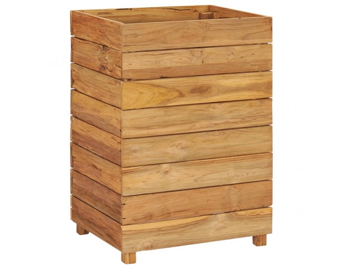 Sonata Повдигната леха, 50x40x72 см, рециклиран тик и стомана