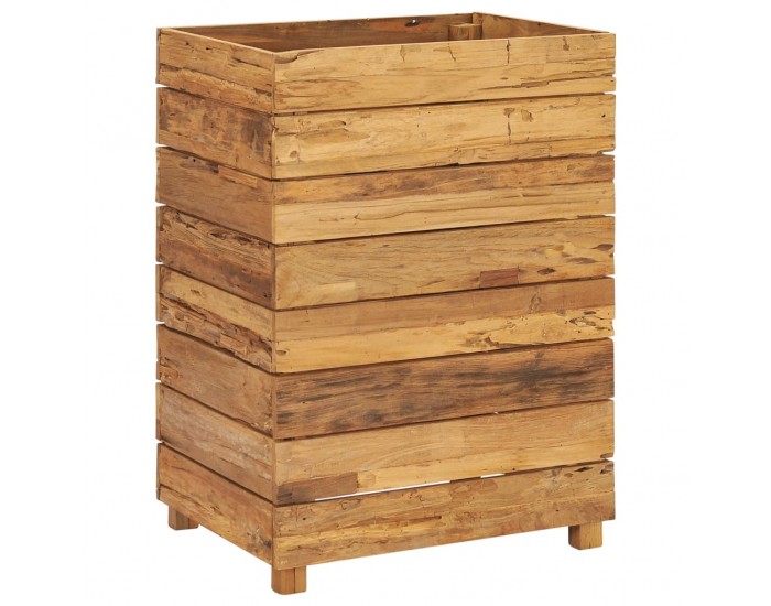 Sonata Повдигната леха, 50x40x72 см, рециклиран тик и стомана