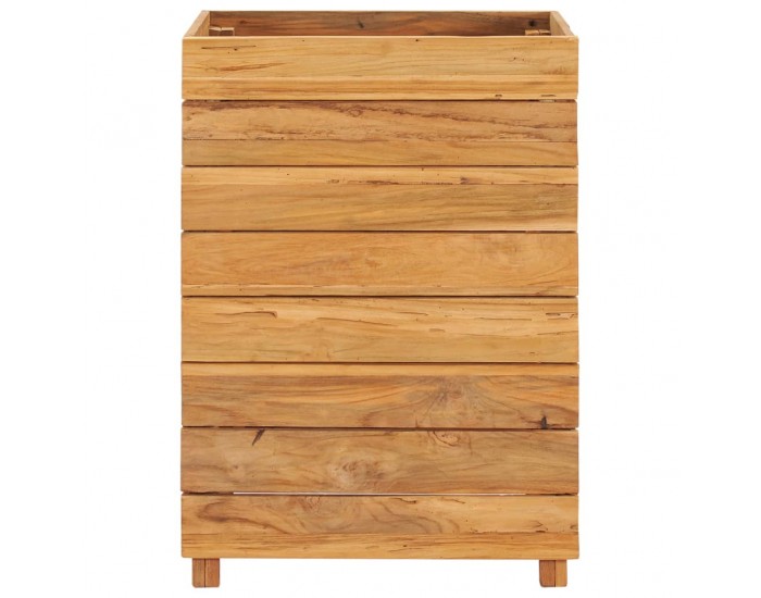 Sonata Повдигната леха, 50x40x72 см, рециклиран тик и стомана