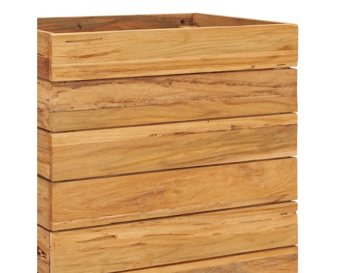 Sonata Повдигната леха, 50x40x72 см, рециклиран тик и стомана