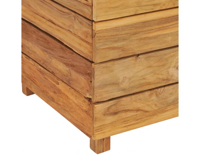 Sonata Повдигната леха, 50x40x72 см, рециклиран тик и стомана