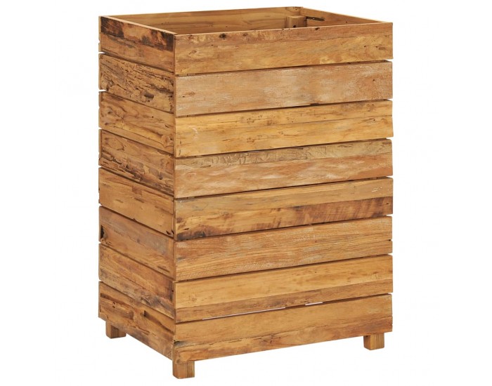 Sonata Повдигната леха, 50x40x72 см, рециклиран тик и стомана