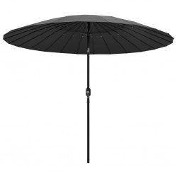 Sonata Градински чадър с алуминиев прът, 270 см, антрацит - Сенници и Чадъри
