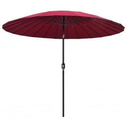 Sonata Градински чадър с алуминиев прът, 270 см, бордо червен - Градина