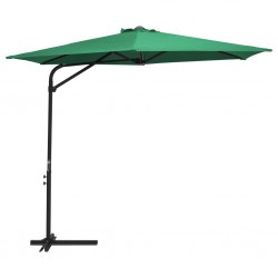 Sonata Градински чадър със стоманен прът, 300 см, зелен - Градина