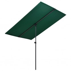 Sonata Градински чадър с алуминиев прът, 180x130 см, зелен - Градина