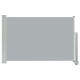 Sonata Прибираща се дворна странична тента, 60x300 см, сива