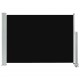 Sonata Прибираща се дворна странична тента, 80x300 см, черна