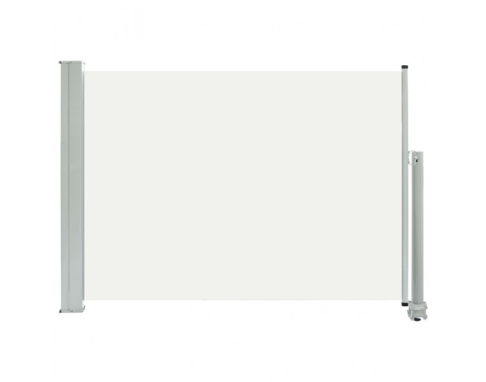 Sonata Прибираща се дворна странична тента, 80x300 см, кремава