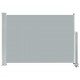 Sonata Прибираща се дворна странична тента, 80x300 см, сива