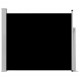Sonata Прибираща се странична тента, 100х300 см, черна