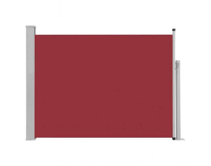 Sonata Прибираща се странична тента, 100x500 см, червена
