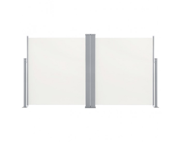 Sonata Прибираща се странична тента, кремава, 140x600 см