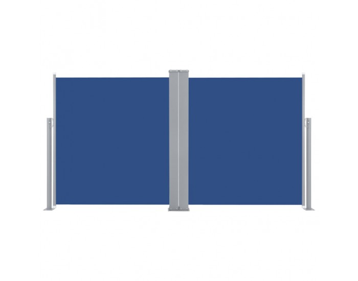 Sonata Прибираща се странична тента, синя, 140x600 см